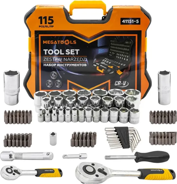 Универсальный набор инструментов Megatools MT-41151-5 - фото