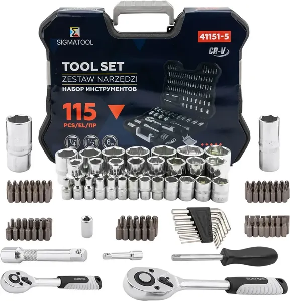 Универсальный набор инструментов Sigmatool 41151-5 - фото