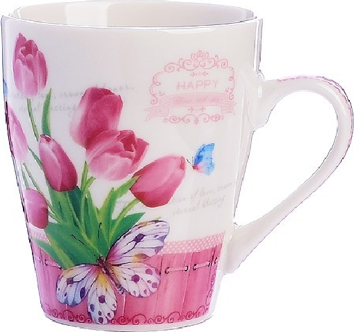 Кружка Loraine Тюльпаны / 31240 - фото