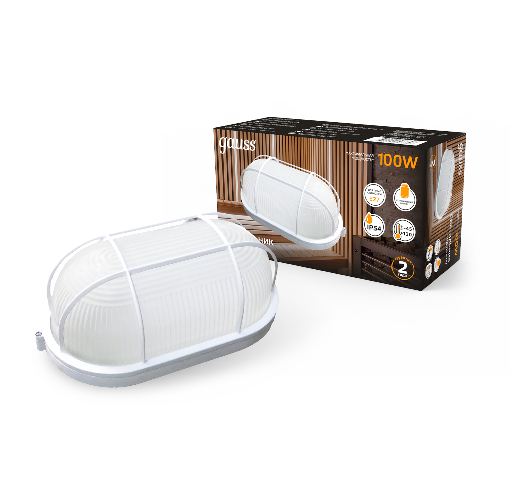 Светильник ЖКХ Gauss НБП IP54 280x160x115 Е27 Max 100W / 926602211