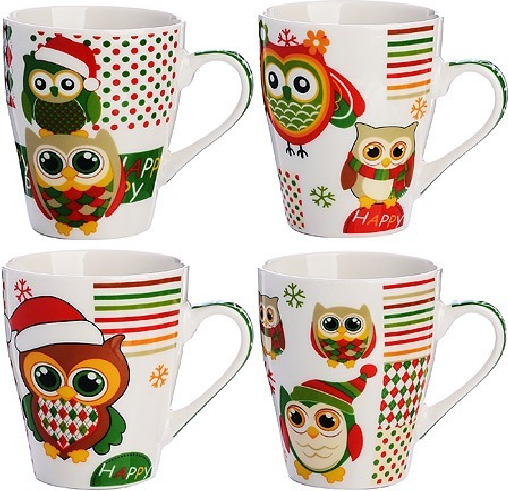 Кружка Loraine Совушки / 24447 - фото