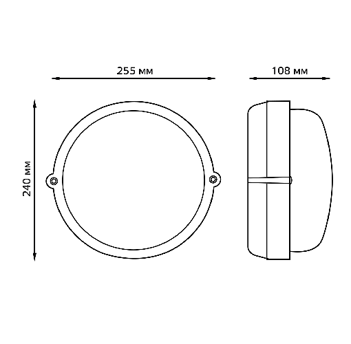 Светильник ЖКХ Gauss НБП IP54 255x240x108 Е27 Max 100W / 926602101