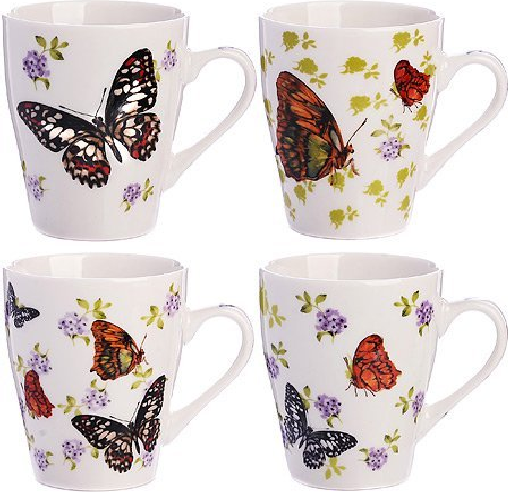 Кружка Loraine Бабочки / 26586 - фото
