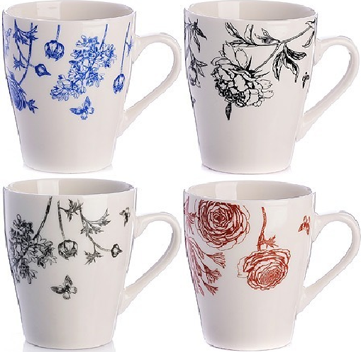 Кружка Loraine Цветы графика / 31227