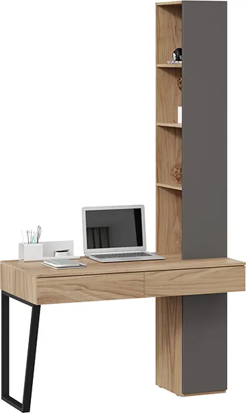 Письменный стол ТриЯ Порто СМ-393.15.012 со шкафом - фото