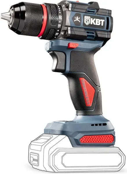 Аккумуляторная дрель-шуруповерт КВТ Профи DB-20-13 / 104534 - фото