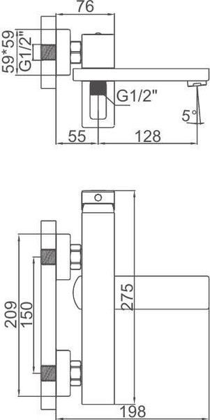 Смеситель Gerhans K13027Y
