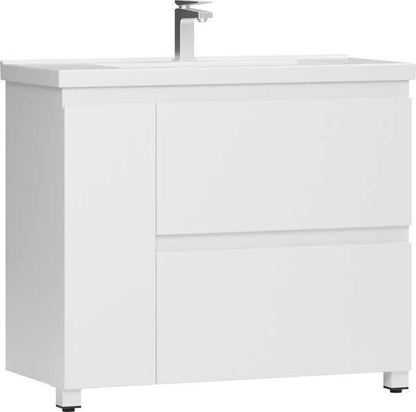 Тумба с умывальником Belux Неаполь Н 100-02 + Тобаго 100 ФС