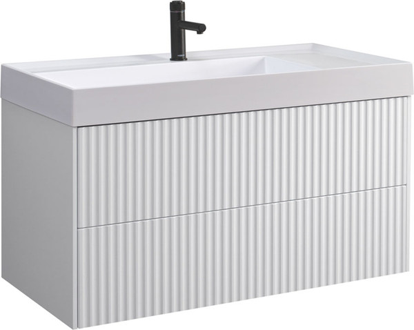 Тумба с умывальником Belux Сиртаки НП 100-02 + Триумф Тр 1000-02 - фото