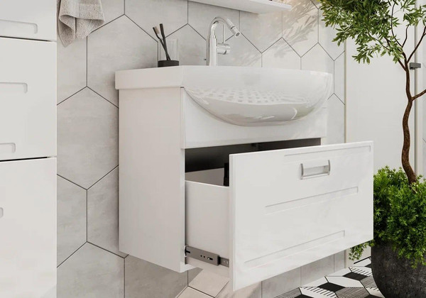 Тумба с умывальником Volna Joli 70.1Y Балтика + Балтика 70 (подвесная)