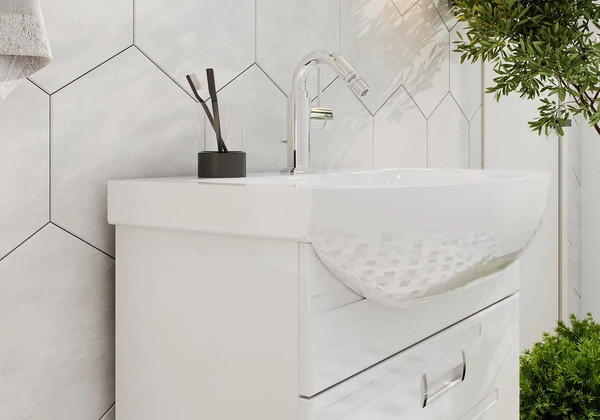 Тумба с умывальником Volna Joli 70.1Y Балтика + Балтика 70 (подвесная)