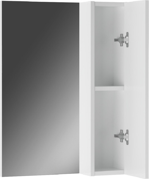 Шкаф с зеркалом для ванной Айсберг Лилия 50