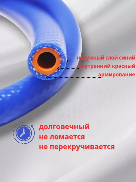 Шланг поливочный ЭЛАД Ф8x15-0.3 / 95640-20