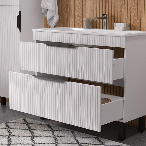 Тумба с умывальником Volna Lotty 100.2Y Pulsus + Pulsus 100