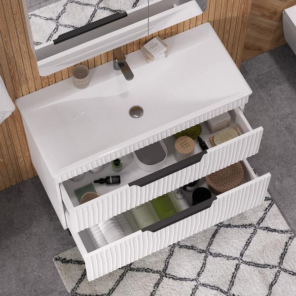 Тумба с умывальником Volna Lotty 100.2Y Pulsus + Pulsus 100