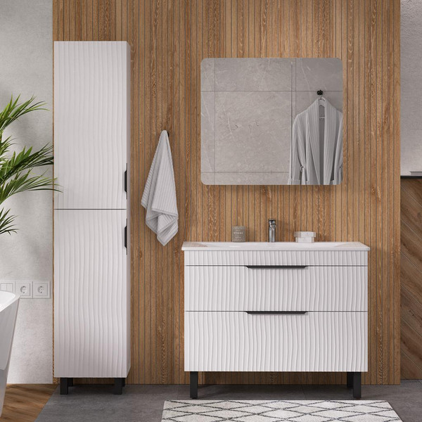 Тумба с умывальником Volna Lotty 100.2Y Pulsus + Pulsus 100