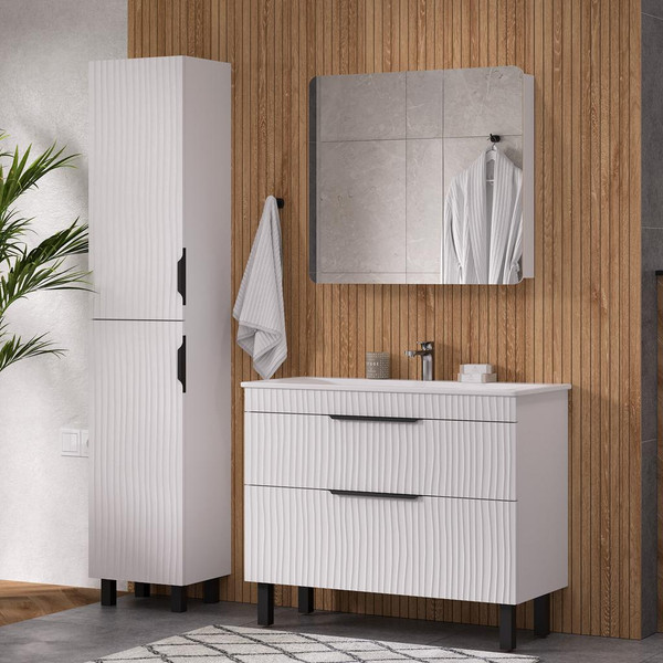 Тумба с умывальником Volna Lotty 100.2Y Pulsus + Pulsus 100