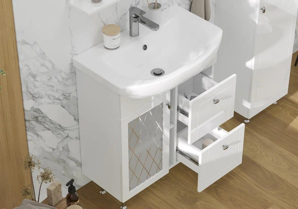 Тумба под умывальник Volna Milena 70.1D.2Y Балтика + Балтика 70