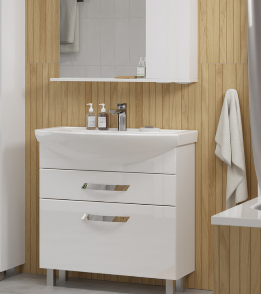 Тумба с умывальником Volna Onda 80.2Y Балтика + Балтика 80 - фото