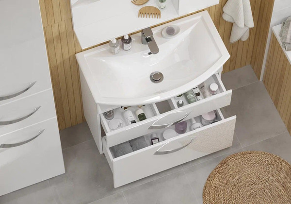 Тумба с умывальником Volna Onda 80.2Y Балтика + Балтика 80