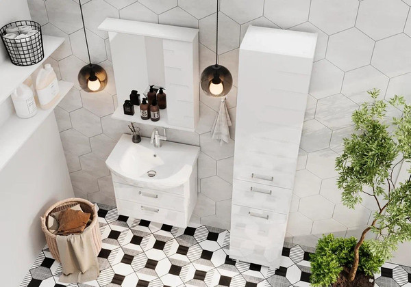 Тумба с умывальником Volna Joli 70.2Y Балтика + Балтика 70