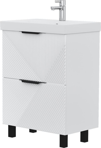 Тумба с умывальником Volna Geometry 60.2Y 9696 + Lake 60