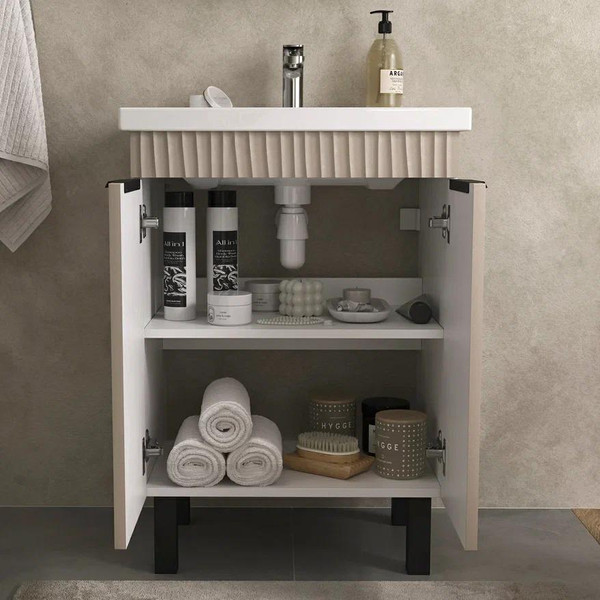 Тумба с умывальником Volna Lotty 60.2D Миранда + Миранда 60