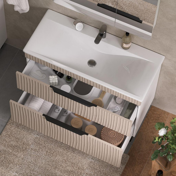 Тумба с умывальником Volna Lotty 100.2Y Pulsus + Pulsus 100