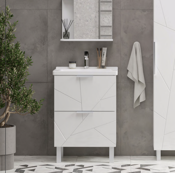 Тумба с умывальником Volna Twing 60.2Y Миранда Артвин + Миранда 60 - фото