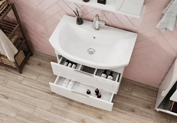 Тумба с умывальником Volna Adel 70.2Y Балтика + Балтика 70 (подвесная)