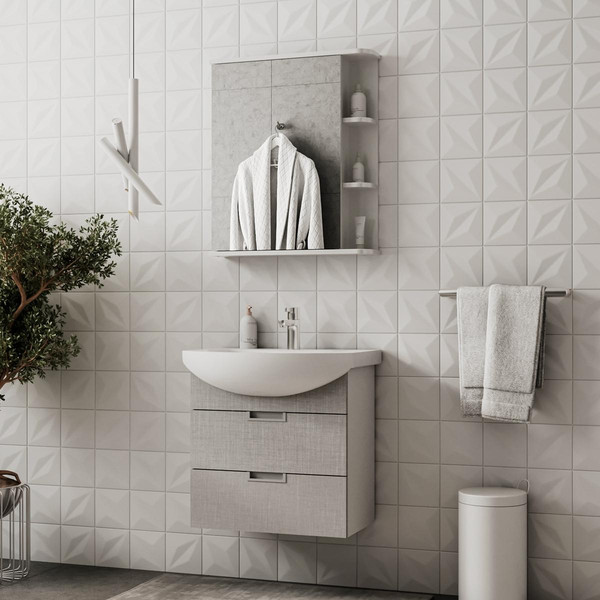 Тумба с умывальником Volna Vario Sf 60.2Y Балтика + Балтика 60