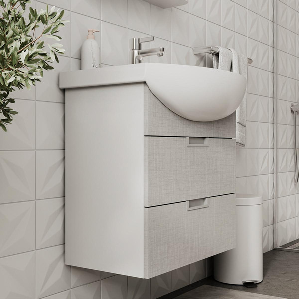 Тумба с умывальником Volna Vario Sf 60.2Y Балтика + Балтика 60