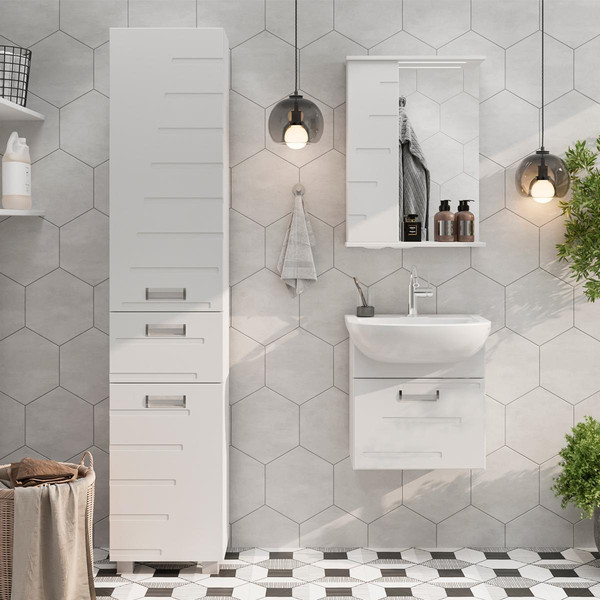 Тумба с умывальником Volna Joli 50.1Y Ладога + Ладога 50 - фото