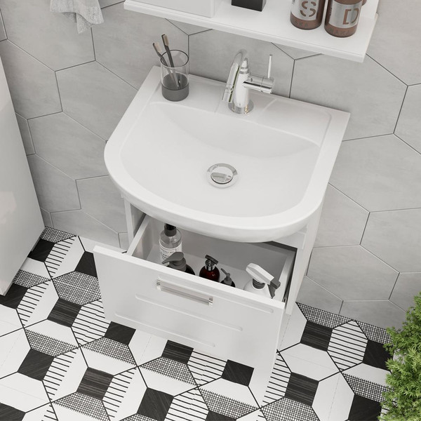 Тумба с умывальником Volna Joli 50.1Y Ладога + Ладога 50