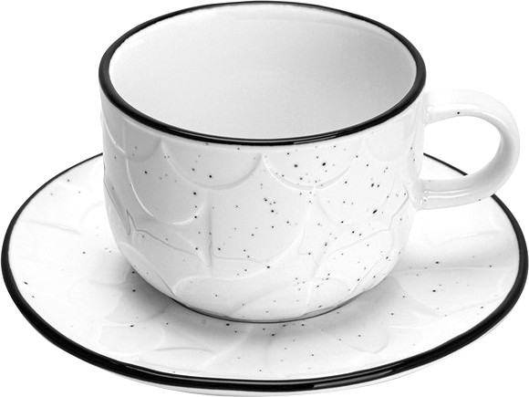 Чашка с блюдцем Fissman Art Deco 13550 - фото