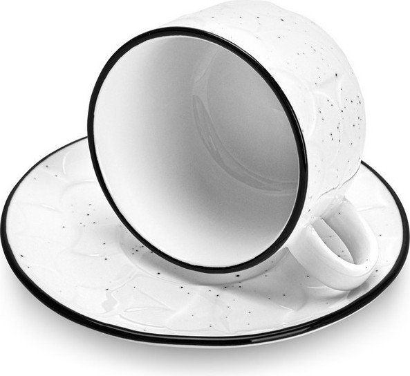 Чашка с блюдцем Fissman Art Deco 13550