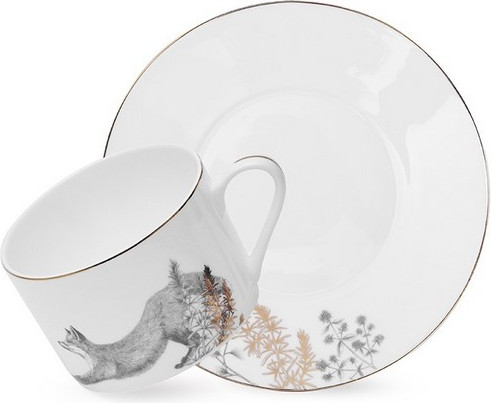 Чашка с блюдцем Fissman Fox 14190