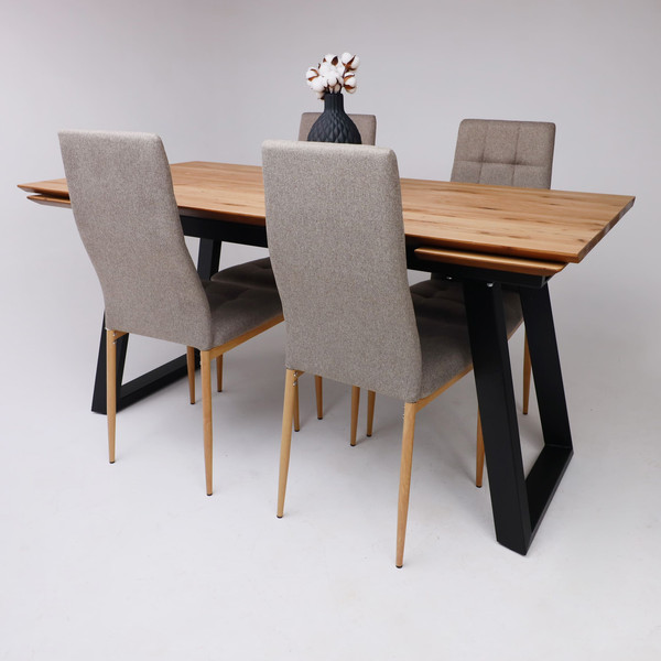 Обеденный стол ОКА Сангай 136-196x80x80