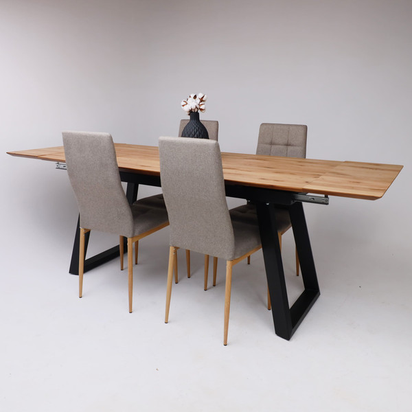 Обеденный стол ОКА Сангай 136-196x80x80