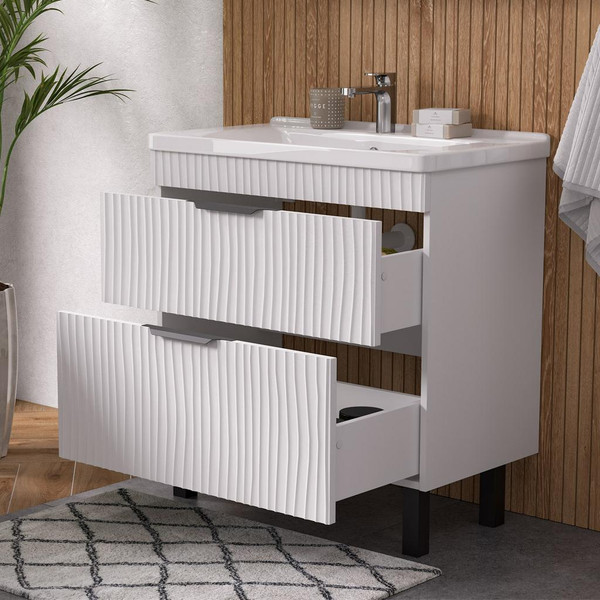 Тумба с умывальником Volna Lotty 80.2Y Миранда + Миранда 80