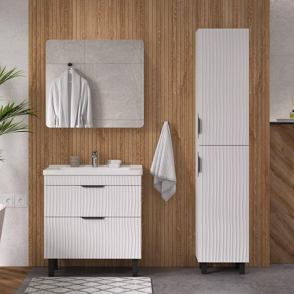 Тумба с умывальником Volna Lotty 80.2Y Миранда + Миранда 80