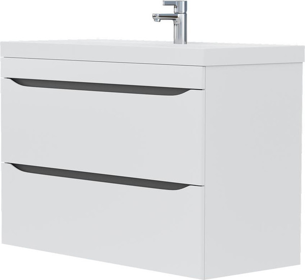 Тумба с умывальником Volna Prime 100.2Y + Prime 100 - фото