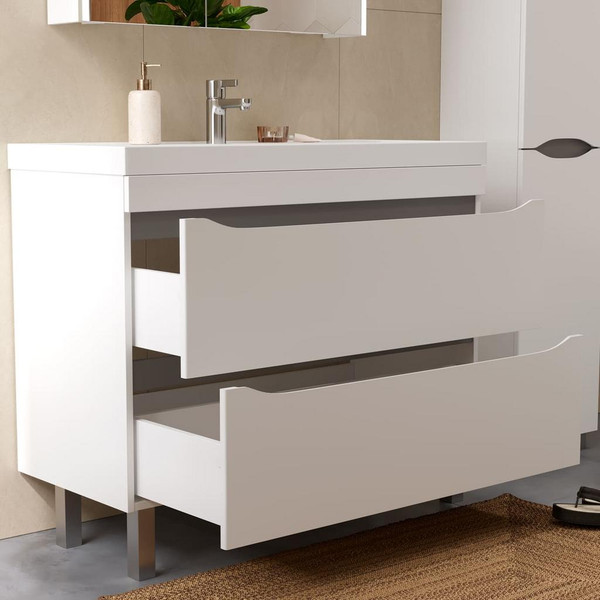 Тумба с умывальником Volna Prime 100.2Y + Prime 100