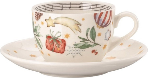 Чашка с блюдцем Hutschenreuther Christmas songs/2025 / 02471-727213-14765 - фото