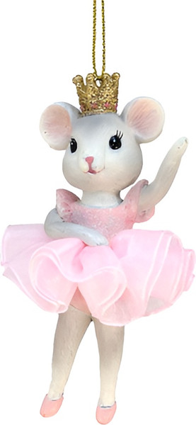 Елочная игрушка Kurt S. Adler Kurt Christmas 2025 Кот/мышь/пудель балет / E1016 - фото