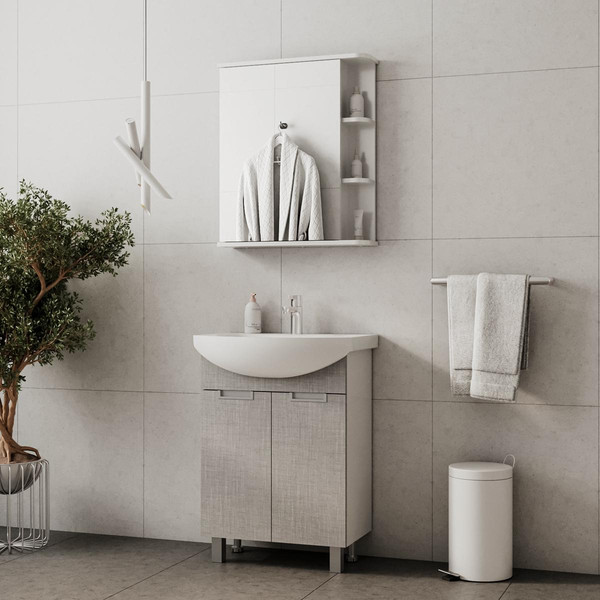 Тумба с умывальником Volna Vario Sf 60.2D Балтика + Балтика 60