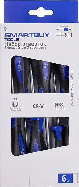 Набор отверток SmartBuy SBT-PRO-SCN-6