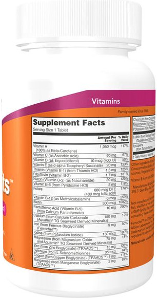 Витаминно-минеральный комплекс NOW Daily Vits