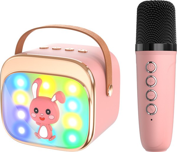 Портативная колонка Maxtop КК03 Кролик с двумя микрофонами / КК03R - фото