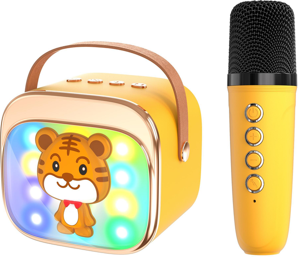 Портативная колонка Maxtop КК03 Тигр с двумя микрофонами / КК03T - фото